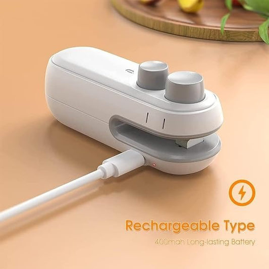 Portable Mini Bag Sealer - Handheld Heat Sealer for Food Storage